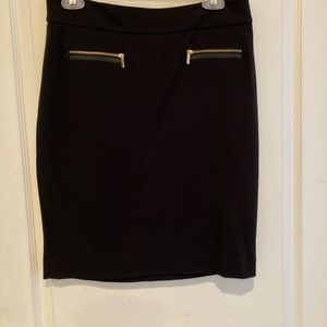 Black Calvin Klein skirt knee length